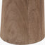 Esha Natural Conical Wood Table Lamp Base with Milos 35cm Pistachio Green Linen Tapered Lampshade