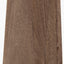 Esha Natural Conical Wood Table Lamp Base with Edward 35cm Apricot Linen Cylinder Lampshade