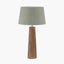Esha Natural Conical Wood Table Lamp Base
