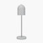 Finn Grey Metal Cloche Headed Table Lamp
