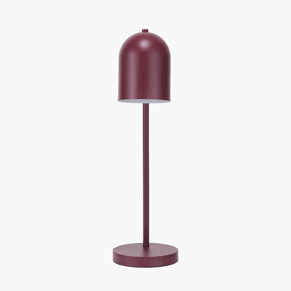 Finn Mulberry Metal Cloche Headed Table Lamp