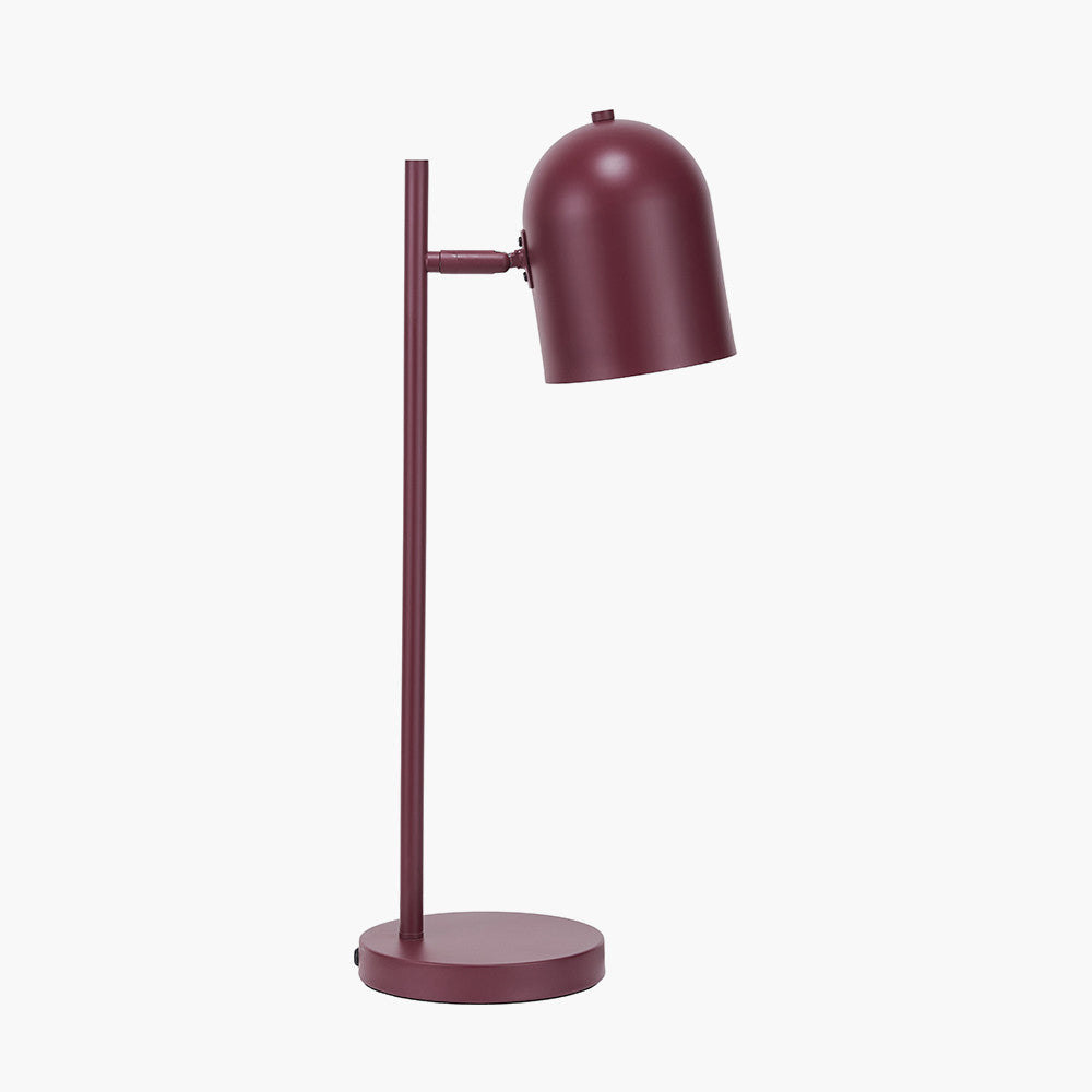Finn Mulberry Metal Cloche Headed Table Lamp