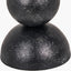 Vala Graphite Metal Textured Effect Ball Table Lamp
