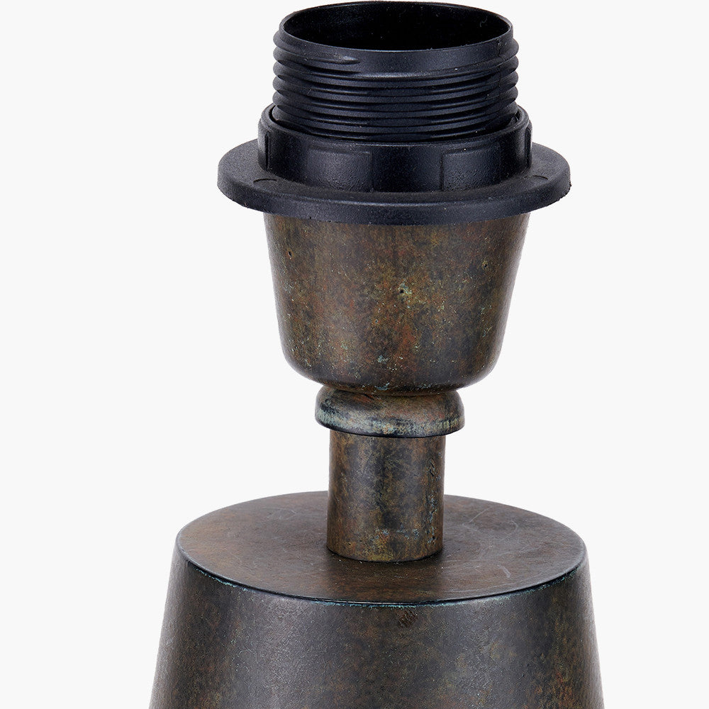 Arbor Verdi Gris Metal Conical Table Lamp Base