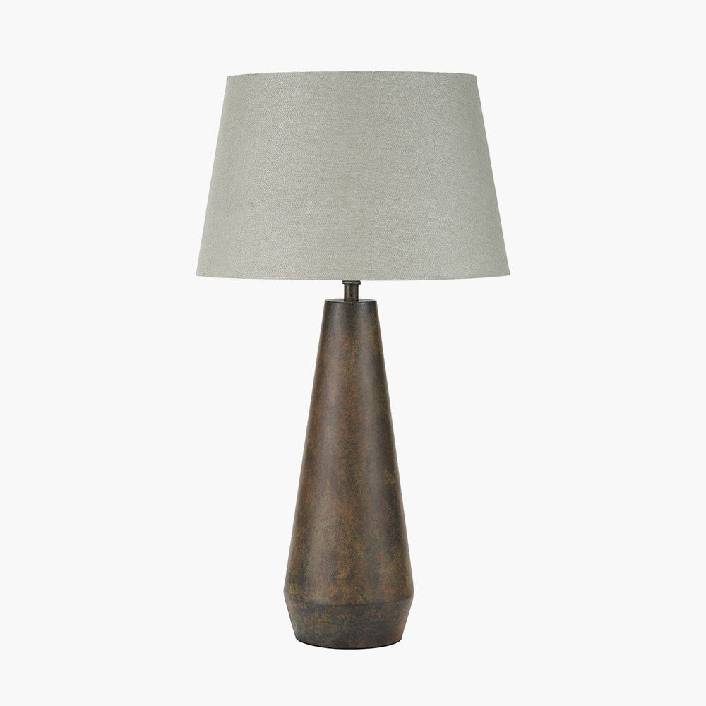 Arbor Verdi Gris Metal Conical Table Lamp Base