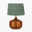 Corby Amber Glass Table Lamp Base