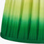 Auden Silver Metal Stick Table Lamp Base with Savoie 10" Pleated Shade Emerald