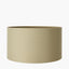 Landscape Red Hand Painted Metal Table Lamp Base with Harry 35cm Taupe Cotton Mix Cylinder Lampshade