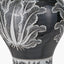 Asteria Black and White Feather Ceramic Urn Table Lamp Base