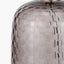 Camille Large Smoke Grey Circle Design Handcut Glass Table Lamp Base