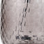 Camille Large Smoke Grey Circle Design Handcut Glass Table Lamp Base