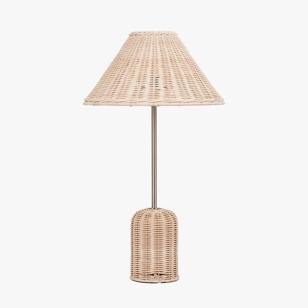 Hali Rattan Base and Shade Table Lamp