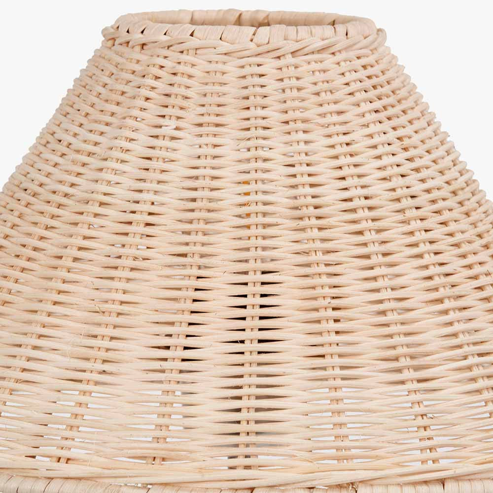 Hali Rattan Base and Shade Table Lamp