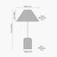 Hali Rattan Base and Shade Table Lamp