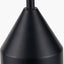 Oscar Black Metal and Natural Linen Structured Table Lamp