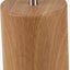 Bonham Natural Wood Veneer and Silver Metal Table Lamp