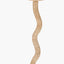 Palau Rattan Wave Table Lamp Base with Athira 25cm Multi Chevron Design Mushroom Pleat Tapered Lamp Shade