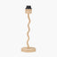 Palau Rattan Wave Table Lamp Base