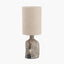 Palmino Brown Organic Glass Bottle Table Lamp