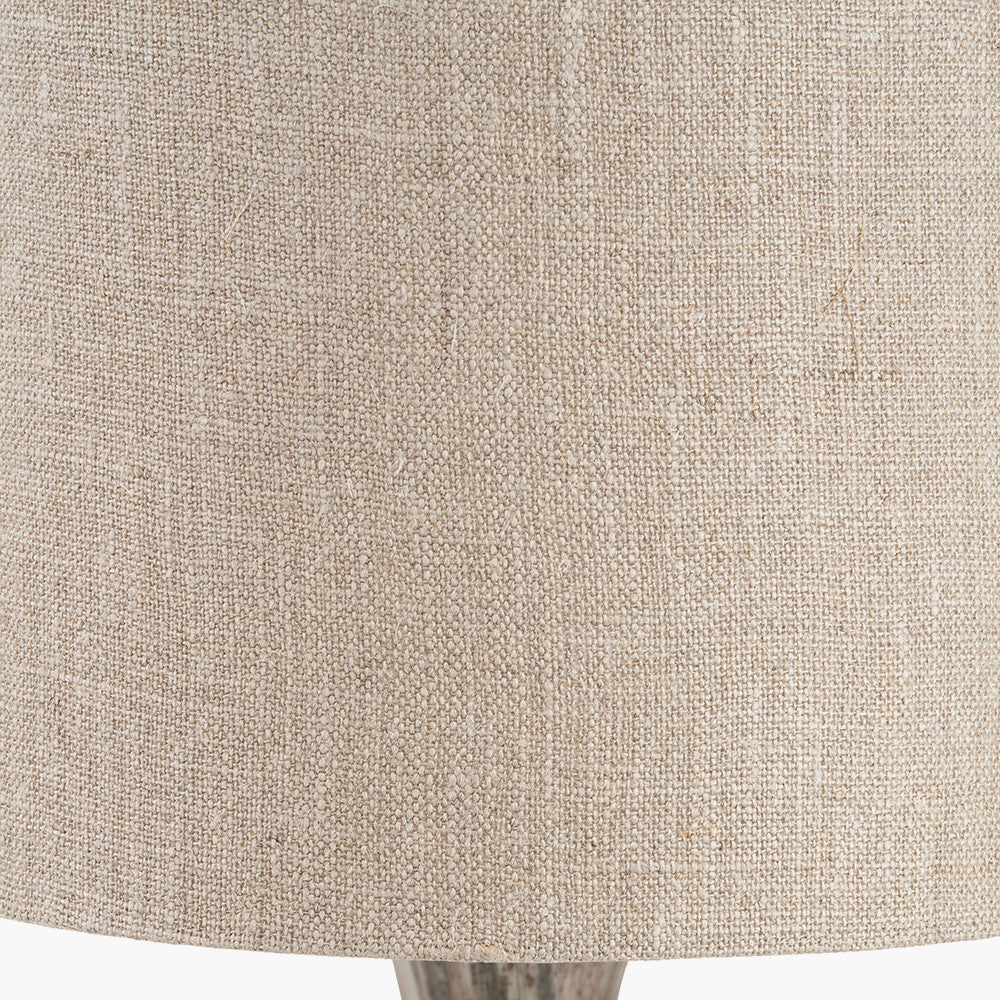 Palmino Brown Tall Organic Glass Bottle Table Lamp