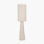 Mirissa White Slubby Handloom Fabric Table Lamp
