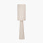 Mirissa White Slubby Handloom Fabric Table Lamp