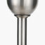Salvatore Antique Silver Metal Table Lamp Base with Winston 35cm Grey Handloom Tapered Lampshade