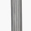 Salvatore Antique Silver Metal Table Lamp Base with Winston 35cm White Handloom Tapered Lampshade
