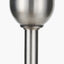 Salvatore Antique Silver Metal Table Lamp Base with Izara 35cm Cinnamon Ikat Patterned Mushroom Pleat Tapered Lampshade