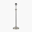 Salvatore Antique Silver Metal Table Lamp Base with Malia 35cm Olive Green Mushroom Pleat Scalloped Tapered Lamp Shade
