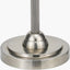 Salvatore Antique Silver Metal Table Lamp Base with Malia 35cm Olive Green Mushroom Pleat Scalloped Tapered Lamp Shade