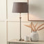 Salvatore Antique Silver Metal Table Lamp Base