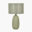 Erika Sage Vintage Textured Ceramic Table Lamp