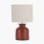 Nori Terracotta Crackle Ceramic Table Lamp