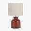 Nori Terracotta Crackle Ceramic Table Lamp