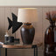 Espresso Black Brown Glaze Effect Ceramic Table Lamp