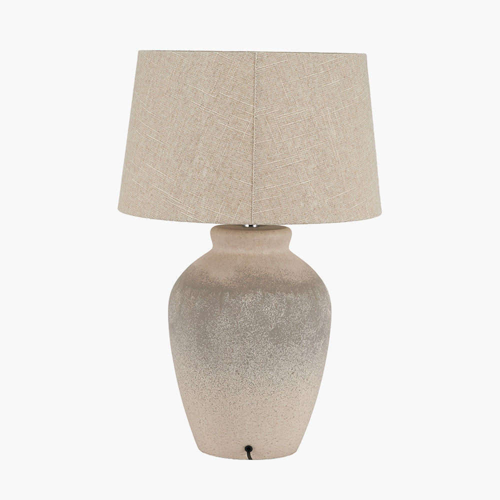 Rhone Ombre Sand Textured Tall Ceramic Table Lamp