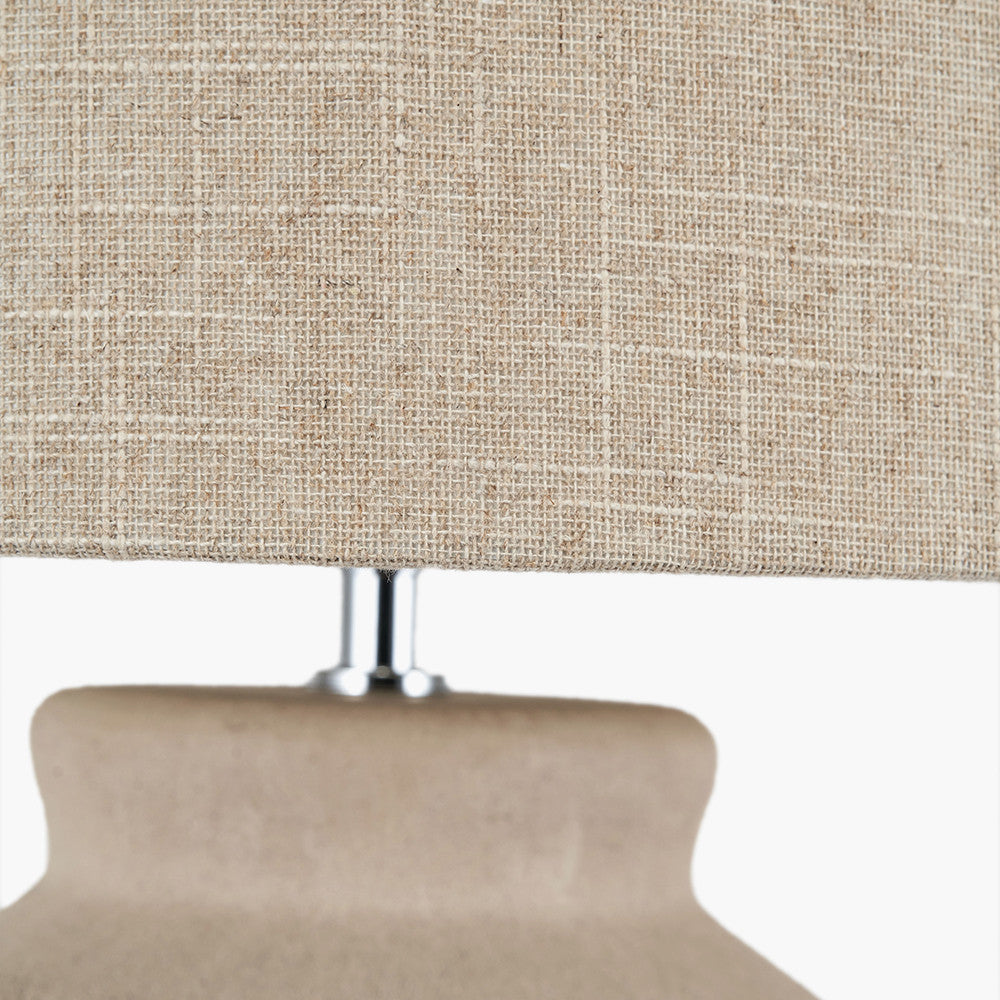 Rhone Ombre Sand Textured Tall Ceramic Table Lamp