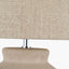 Rhone Ombre Sand Textured Tall Ceramic Table Lamp