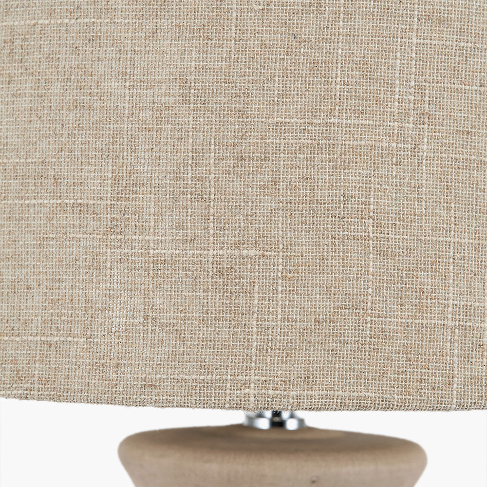 Rhone Ombre Sand Textured Ceramic Table Lamp
