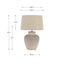 Rhone Ombre Sand Textured Ceramic Table Lamp