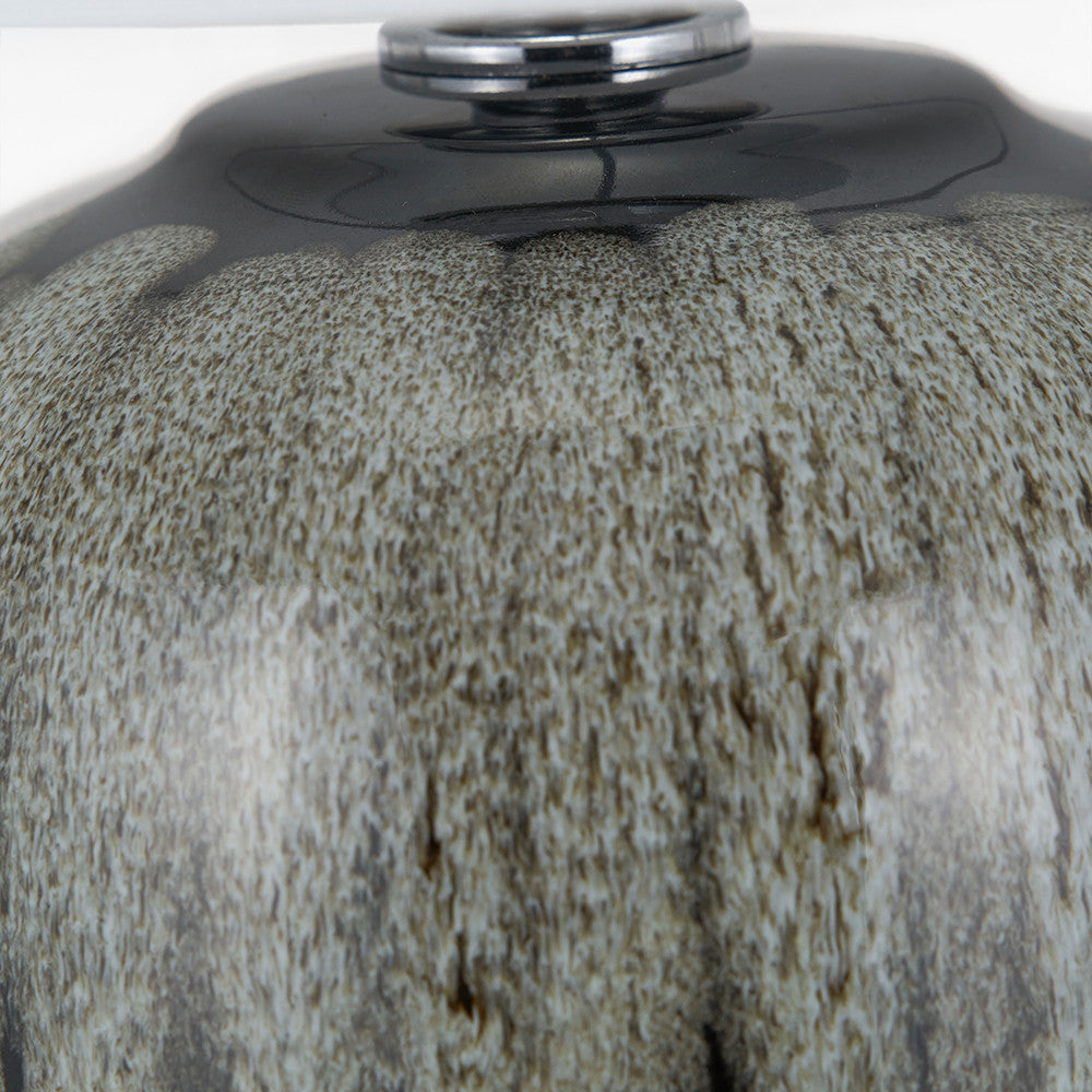 Esmalte Monochrome Drip Glaze Effect Ceramic Table Lamp