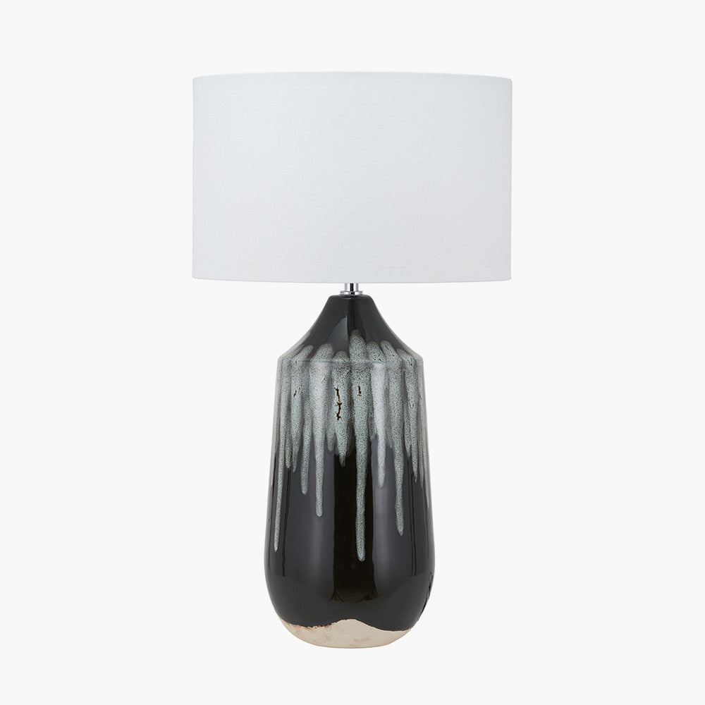 Esmalte Monochrome Drip Glaze Effect Tall Ceramic Table Lamp
