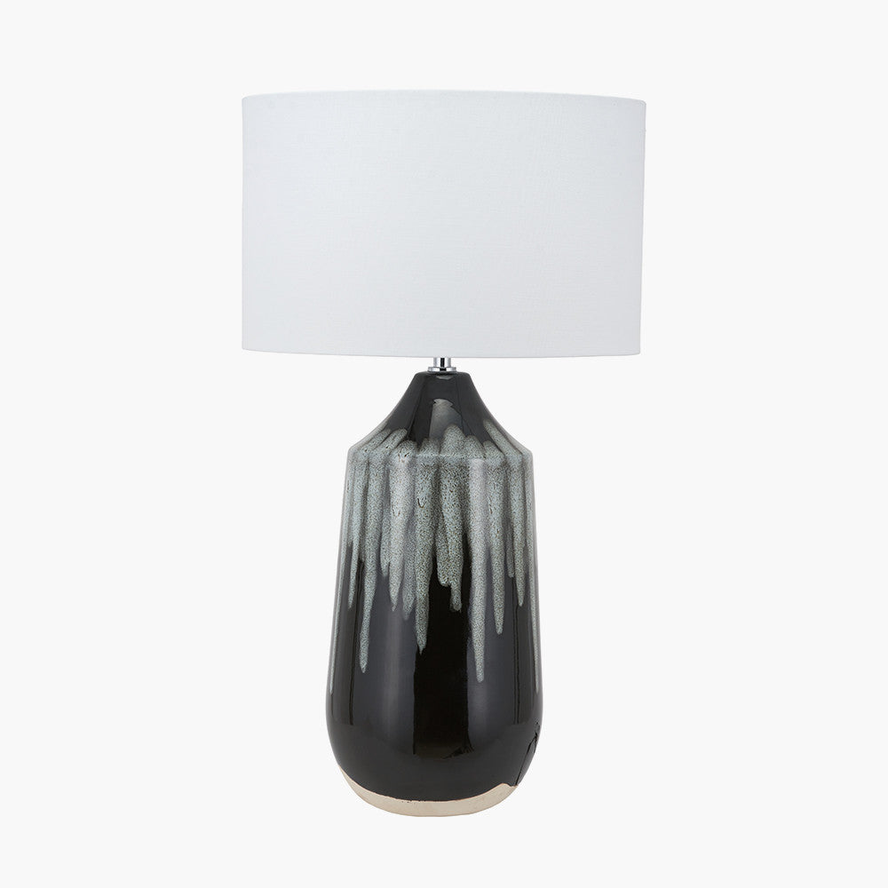 Esmalte Monochrome Drip Glaze Effect Tall Ceramic Table Lamp