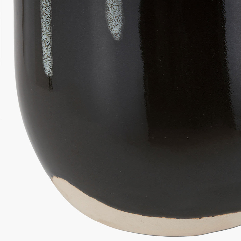 Esmalte Monochrome Drip Glaze Effect Tall Ceramic Table Lamp