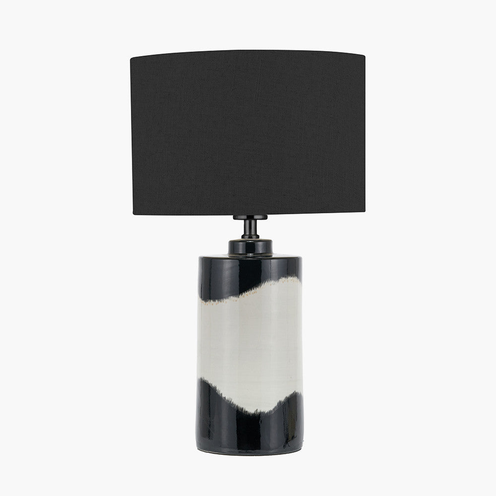 Arlese Monochrome Abstract Ceramic Table Lamp
