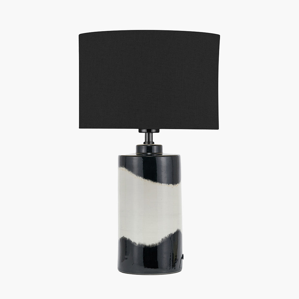 Arlese Monochrome Abstract Ceramic Table Lamp