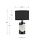 Arlese Monochrome Abstract Ceramic Table Lamp