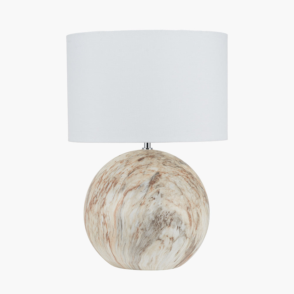 Viejo Natural Large Stone Effect Ceramic Table Lamp