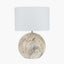 Viejo Natural Large Stone Effect Ceramic Table Lamp